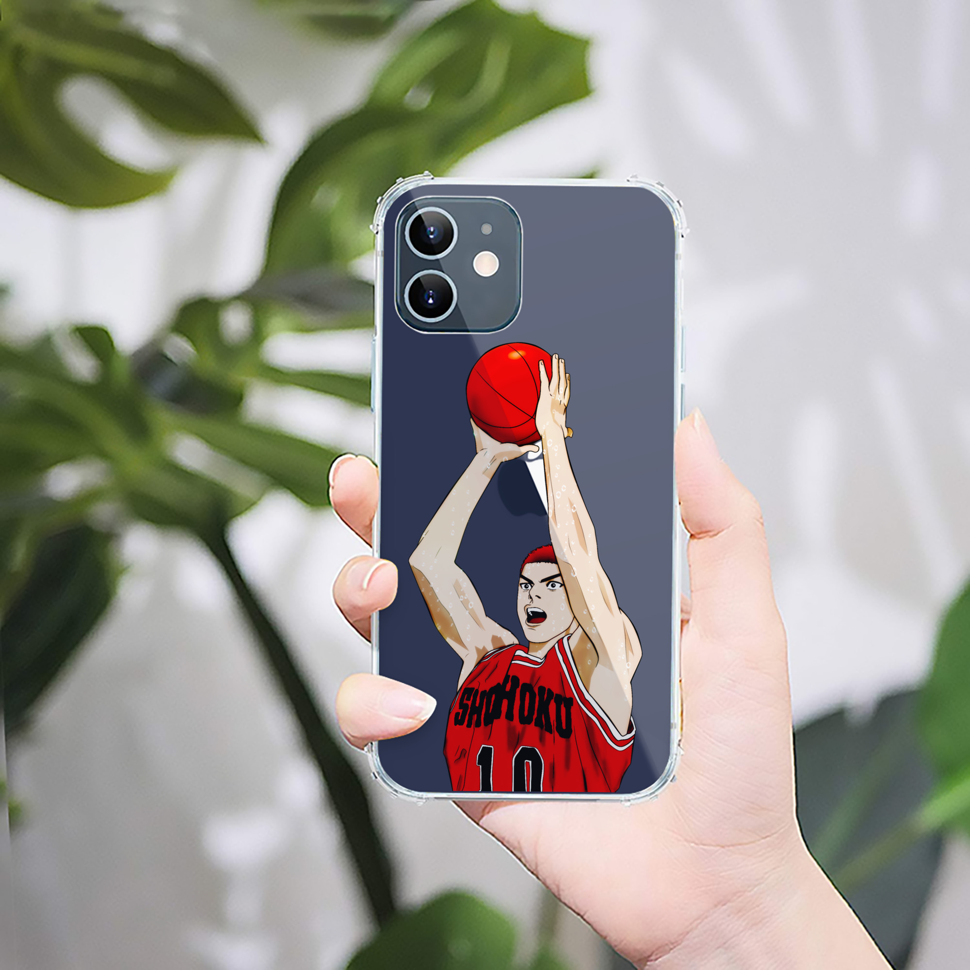 （画像用） SLAM DUNK／スラムダンク 【iPhone 12シリーズ対応】透明スマホケース（クリアソフトケース）